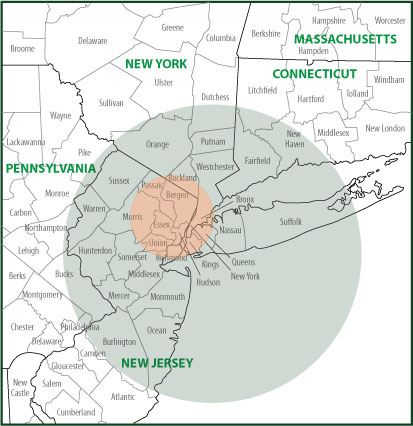 Tri-State Map